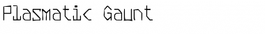 Download Plasmatic Gaunt Regular Font Title Preview