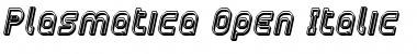 Download Plasmatica Open Italic Font Title Preview