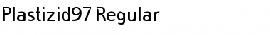 Download Plastizid97 Regular Font Title Preview