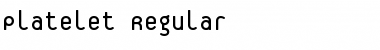 Download Platelet Regular Font Title Preview
