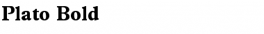 Download Plato Bold Font Title Preview