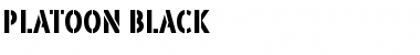 Download Platoon Black Font Title Preview
