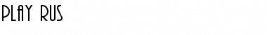 Download Play Rus Regular Font Title Preview