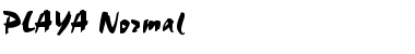 Download PLAYA Normal Font Title Preview