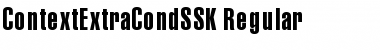 Download ContextExtraCondSSK Regular Font Title Preview