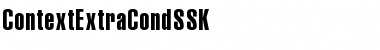 Download ContextExtraCondSSK Regular Font Title Preview