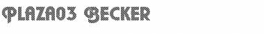 Download Plaza03 Becker Regular Font Title Preview