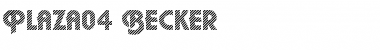 Download Plaza04 Becker Regular Font Title Preview