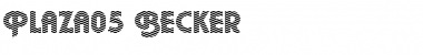 Download Plaza05 Becker Regular Font Title Preview