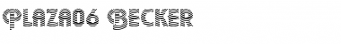 Download Plaza06 Becker Regular Font Title Preview
