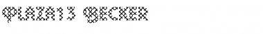 Download Plaza13 Becker Regular Font Title Preview