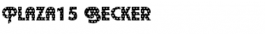 Download Plaza15 Becker Regular Font Title Preview
