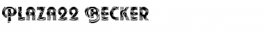 Download Plaza22 Becker Regular Font Title Preview