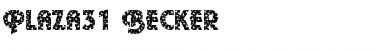 Download Plaza31 Becker Regular Font Title Preview