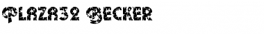 Download Plaza32 Becker Regular Font Title Preview
