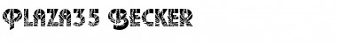 Download Plaza35 Becker Regular Font Title Preview