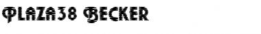 Download Plaza38 Becker Regular Font Title Preview