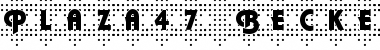 Download Plaza47 Becker Regular Font Title Preview