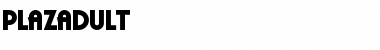 Download PlazaDUlt Regular Font Title Preview