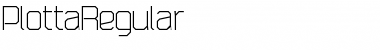 Download Plotta Regular Font Title Preview