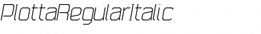 Download Plotta Italic Font Title Preview