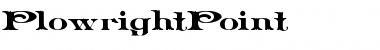 Download PlowrightPoint Regular Font Title Preview