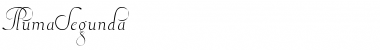 Download PlumaSegunda Regular Font Title Preview