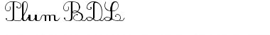 Download PlumBDL Regular Font Title Preview