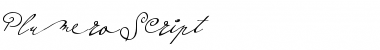 Download PlumeroScript Regular Font Title Preview