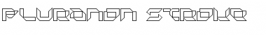 Download Pluranon Stroke Font Title Preview