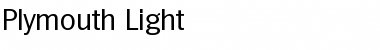 Download Plymouth-Light Regular Font Title Preview