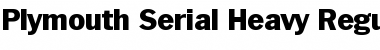 Download Plymouth-Serial-Heavy Regular Font Title Preview