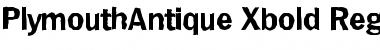 Download PlymouthAntique-Xbold Regular Font Title Preview