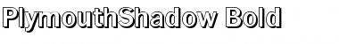 Download PlymouthShadow Bold Font Title Preview