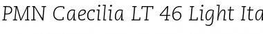 Download Caecilia LT LightItalic Font