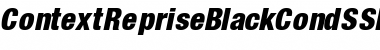Download ContextRepriseBlackCondSSK BoldItalic Font Title Preview