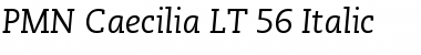 Download Caecilia LT Italic Regular Font