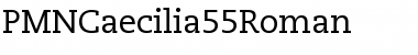 Download PMNCaecilia55Roman Roman Font Title Preview