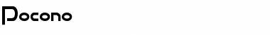 Download Pocono Regular Font Title Preview