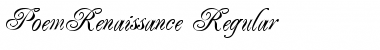 Download PoemRenaissance Regular Font Title Preview