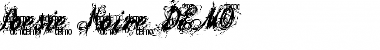 Download Poesie_Noire_DEMO Regular Font Title Preview