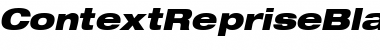 Download ContextRepriseBlackExpSSK BoldItalic Font Title Preview