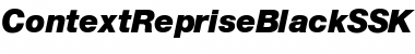 Download ContextRepriseBlackSSK Bold Italic Font Title Preview