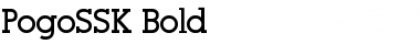 Download PogoSSK Bold Font Title Preview