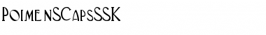 Download PoimenSCapsSSK Regular Font Title Preview