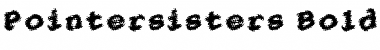 Download Pointersisters Regular Font Title Preview