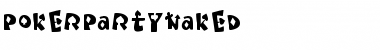Download PokerPartyNaked Regular Font Title Preview
