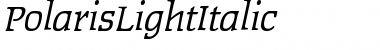 Download Polaris Regular Font Title Preview