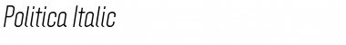 Download Politica Italic Font Title Preview