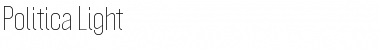 Download Politica Light Font Title Preview